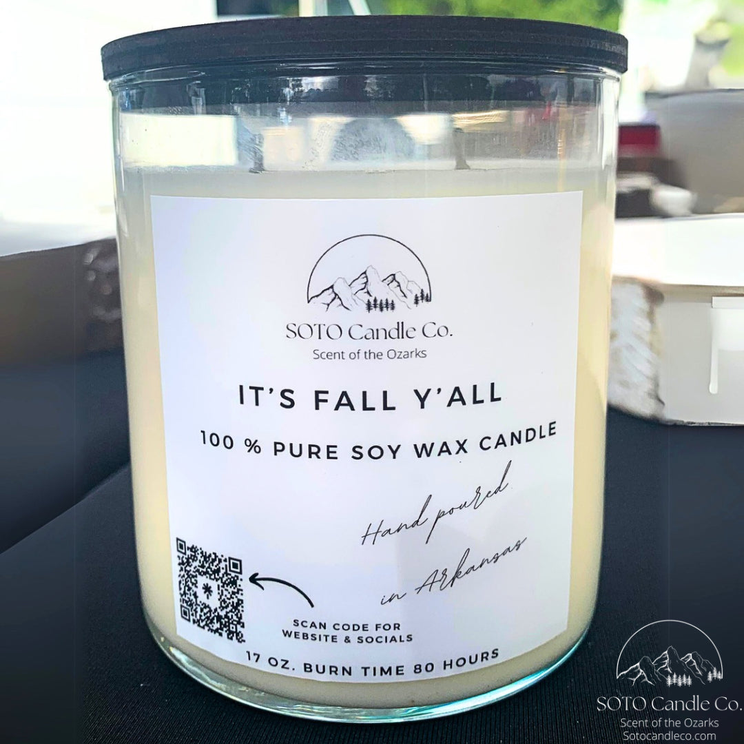 It’s Fall Y’all – Tumbler Candle (17 oz) | 2 Wick | Fruity, Warm, Cozy | Clean Soy, Pet-Safe, Hand-Poured