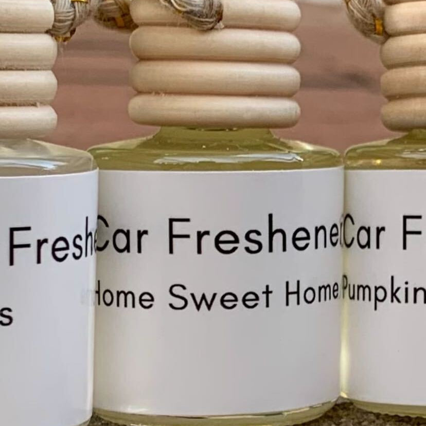 Home Sweet Home – Car Freshener | Warm, Cozy, Creamy | Natural Coconut Oil + Clean Scent Oils | Pet-Safe, Hand-Poured