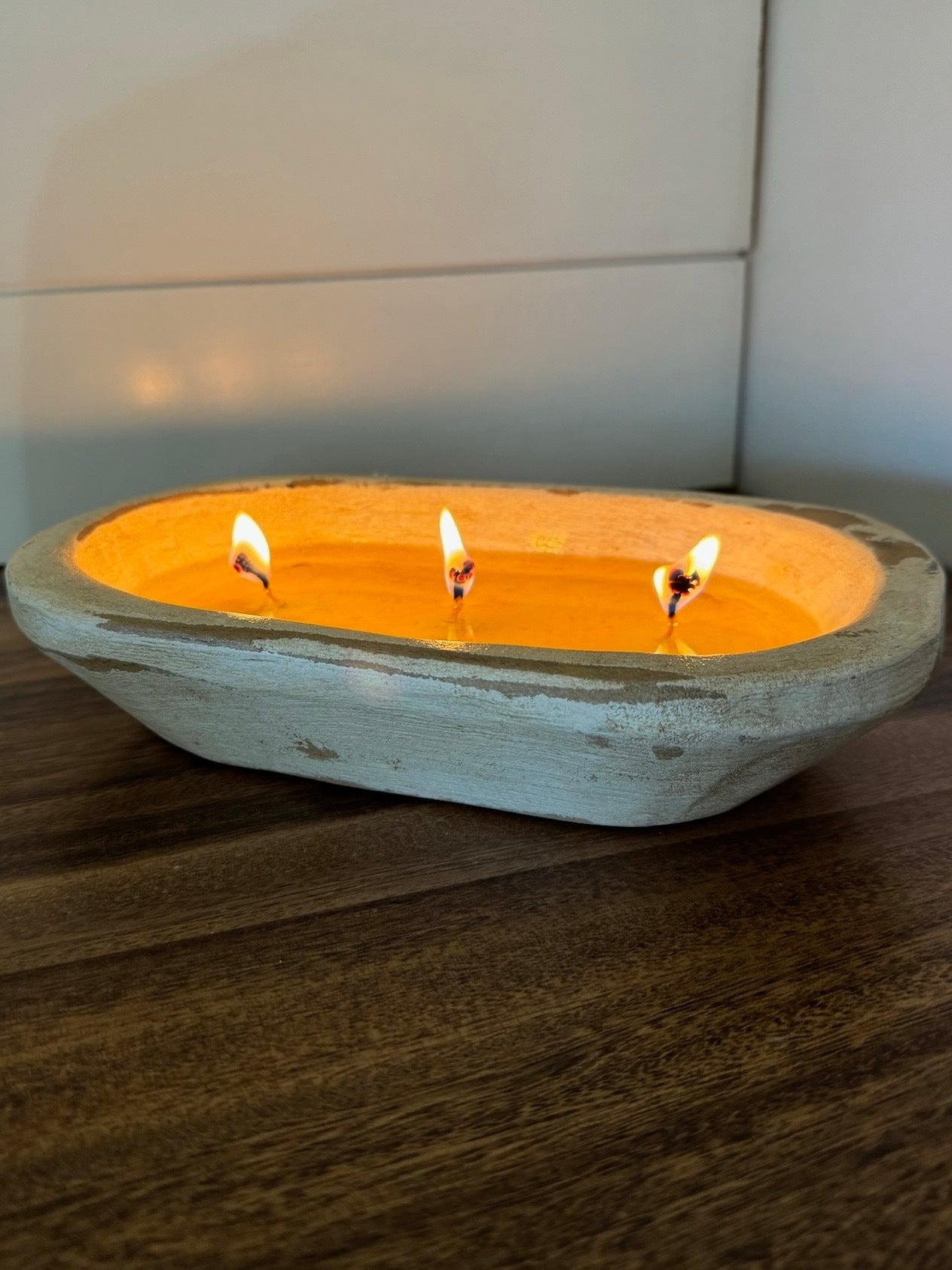Makes the Whole Place Shimmer – Dough Bowl Candle (3 Wick)
