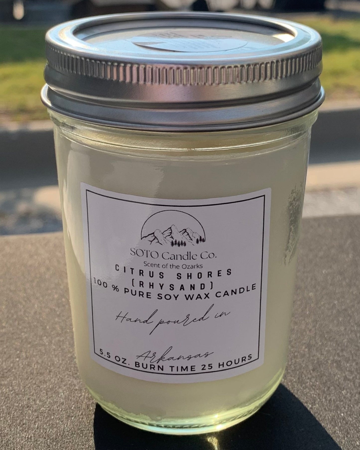 Citrus Shores β Mason Jar Candle (5.5 oz)