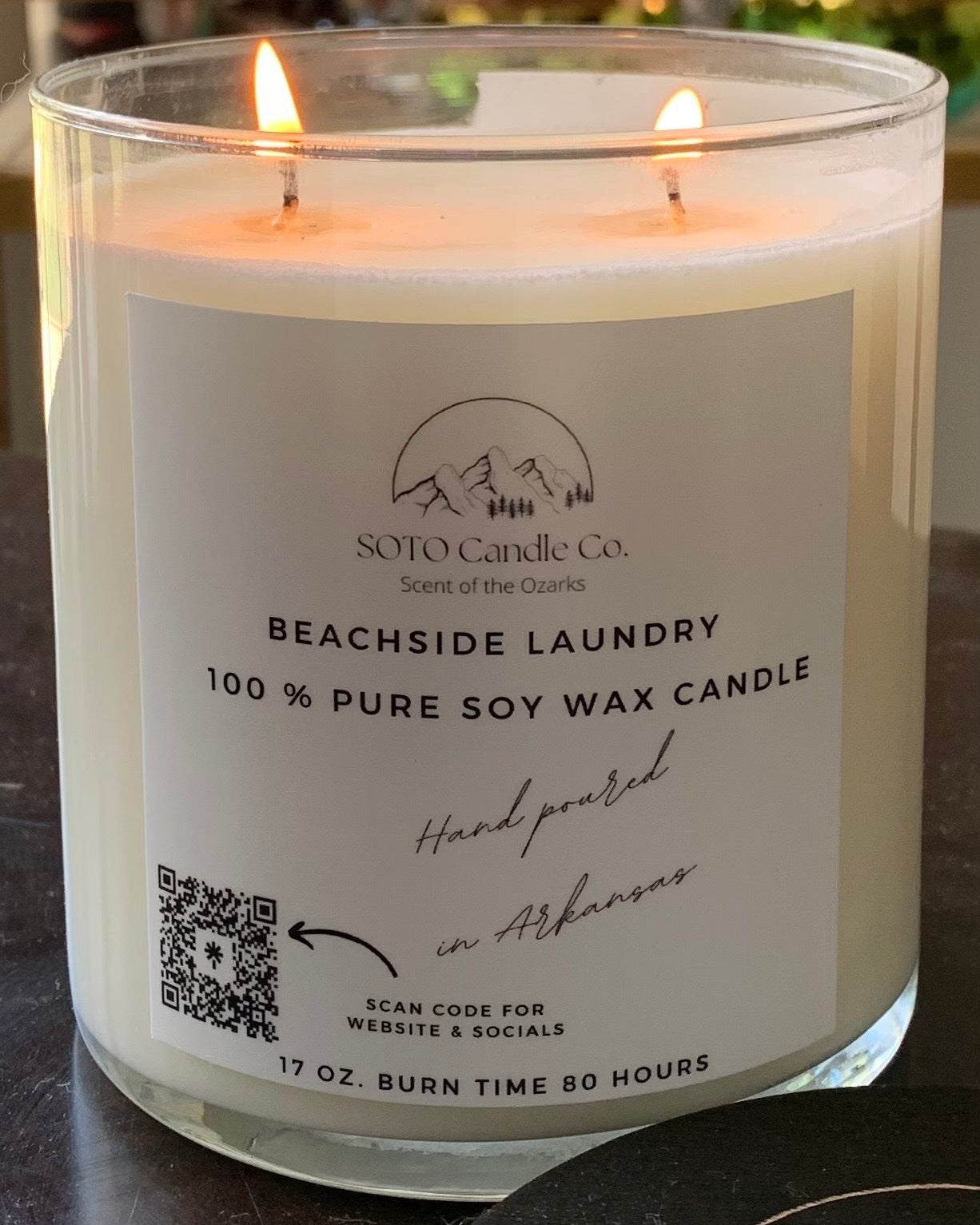 Beachside Laundry β Tumbler Candle (17 oz)