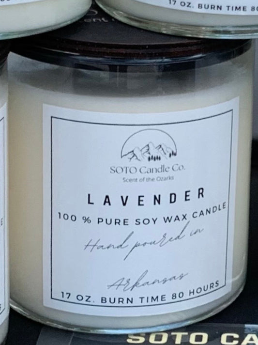 Lavender – Tumbler Candle (17 oz) | 2 Wick | Fresh, Floral, Calming | Clean Soy, Pet-Safe, Hand-Poured