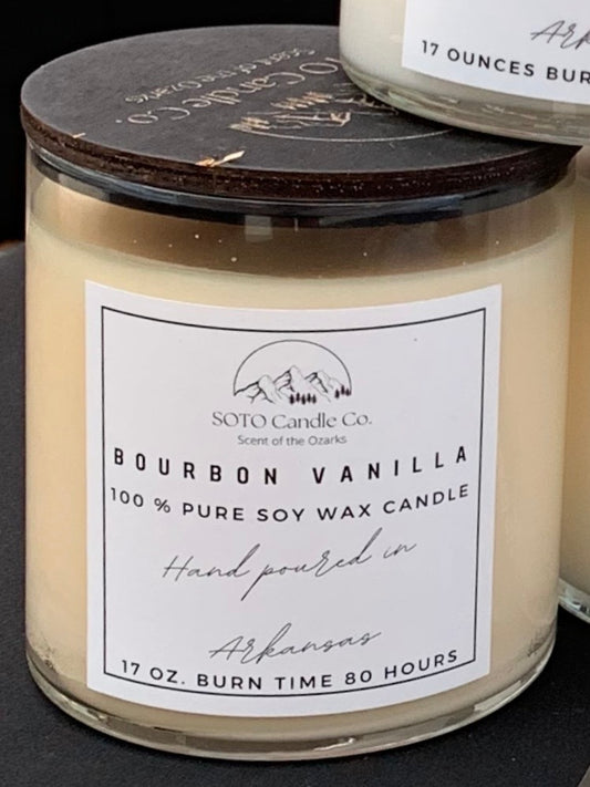 Bourbon Vanilla – Tumbler Candle (17 oz) | 2 Wick | Warm, Sweet, Rich | Clean Soy, Pet-Safe, Hand-Poured