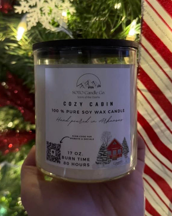 Cozy Cabin β Tumbler Candle (17 oz)