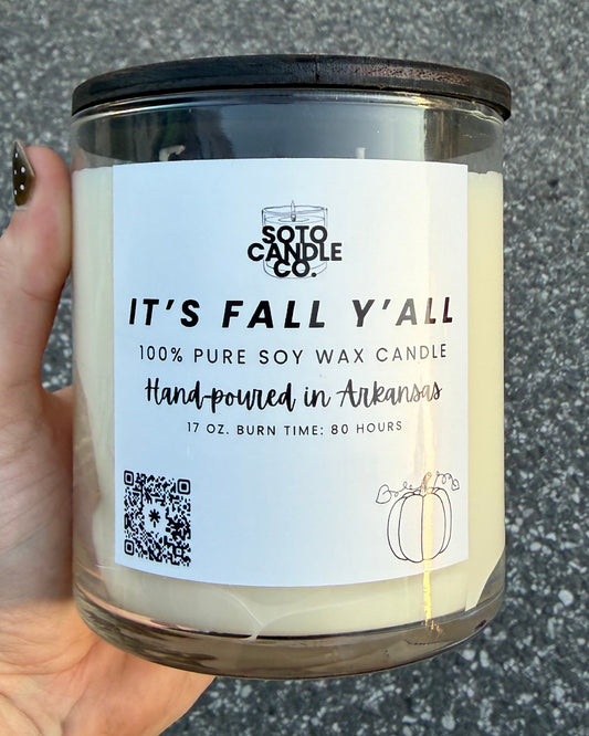 It’s Fall Y’all – Tumbler Candle (17 oz)