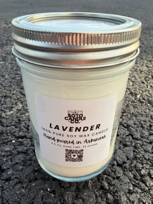 Lavender – Mason Jar Candle (5.5 oz)