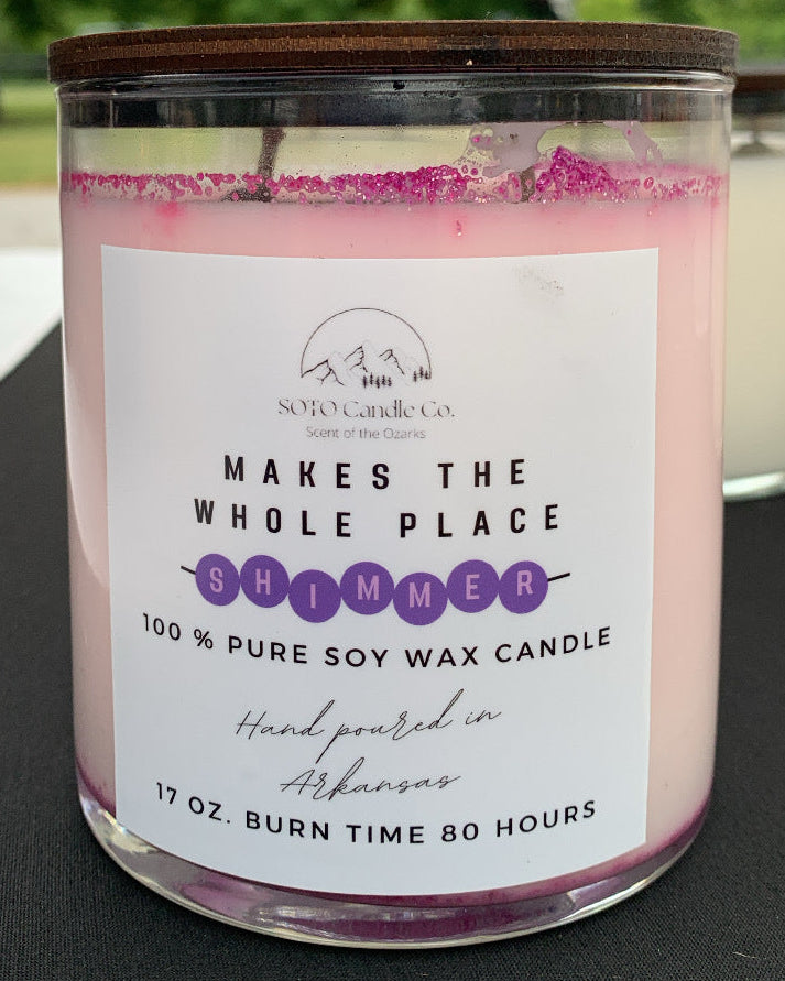 Makes the Whole Place Shimmer – Tumbler Candle (17 oz)