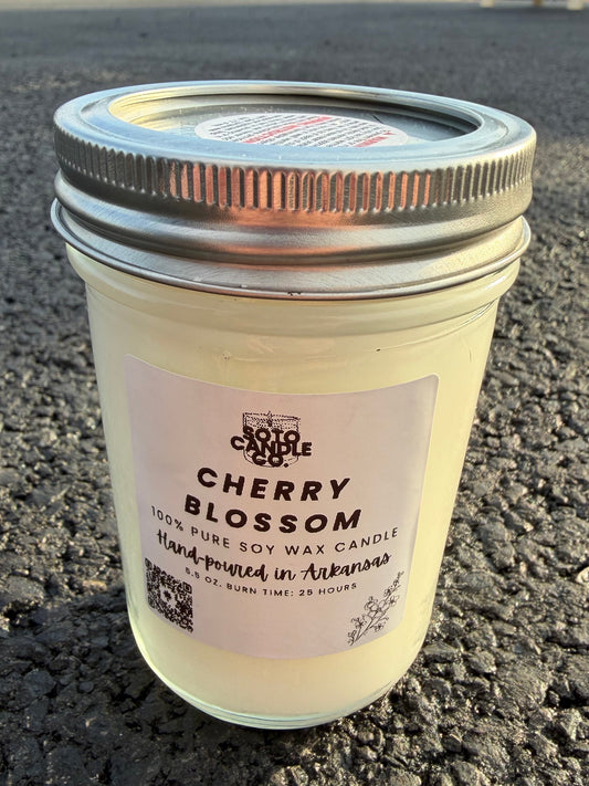 Cherry Blossom – Mason Jar Candle (5.5 oz)