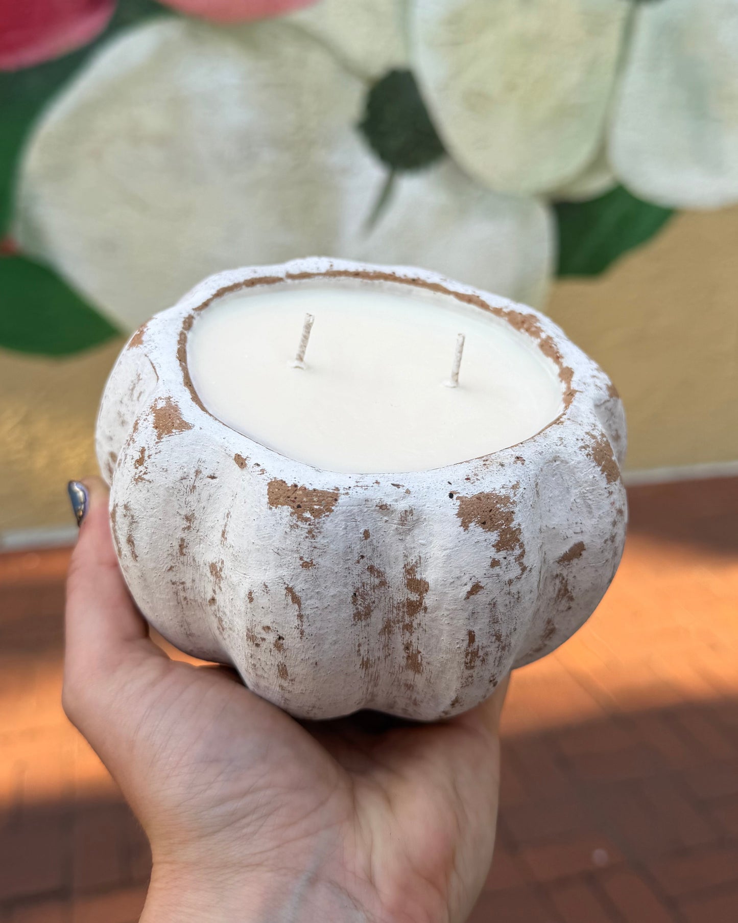 Leaves – Pumpkin Bowl 2-Wick Candle