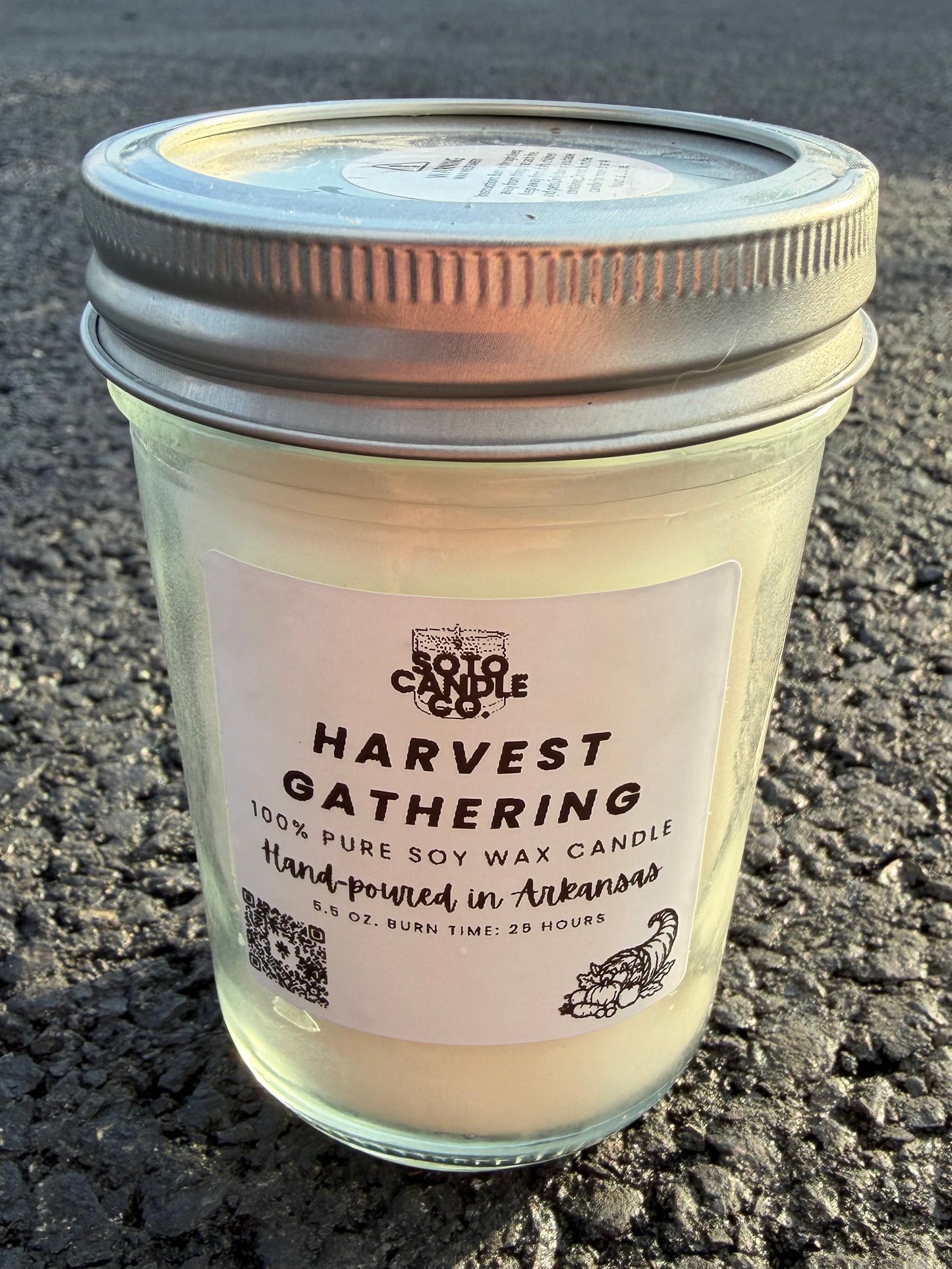 Harvest Gathering – Mason Jar Candle (5.5 oz)