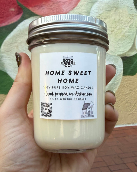 Home Sweet Home – Mason Jar Candle (5.5 oz)