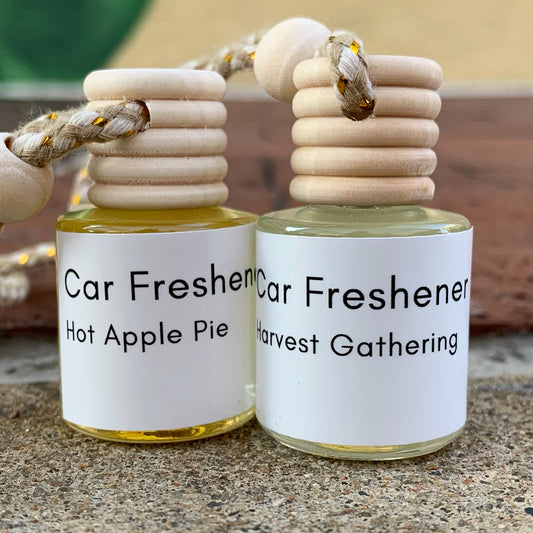 Harvest Gathering – Car Freshener | Spiced, Fruity, Cozy | Natural Coconut Oil + Clean Scent Oils | Pet-Safe, Hand-Poured