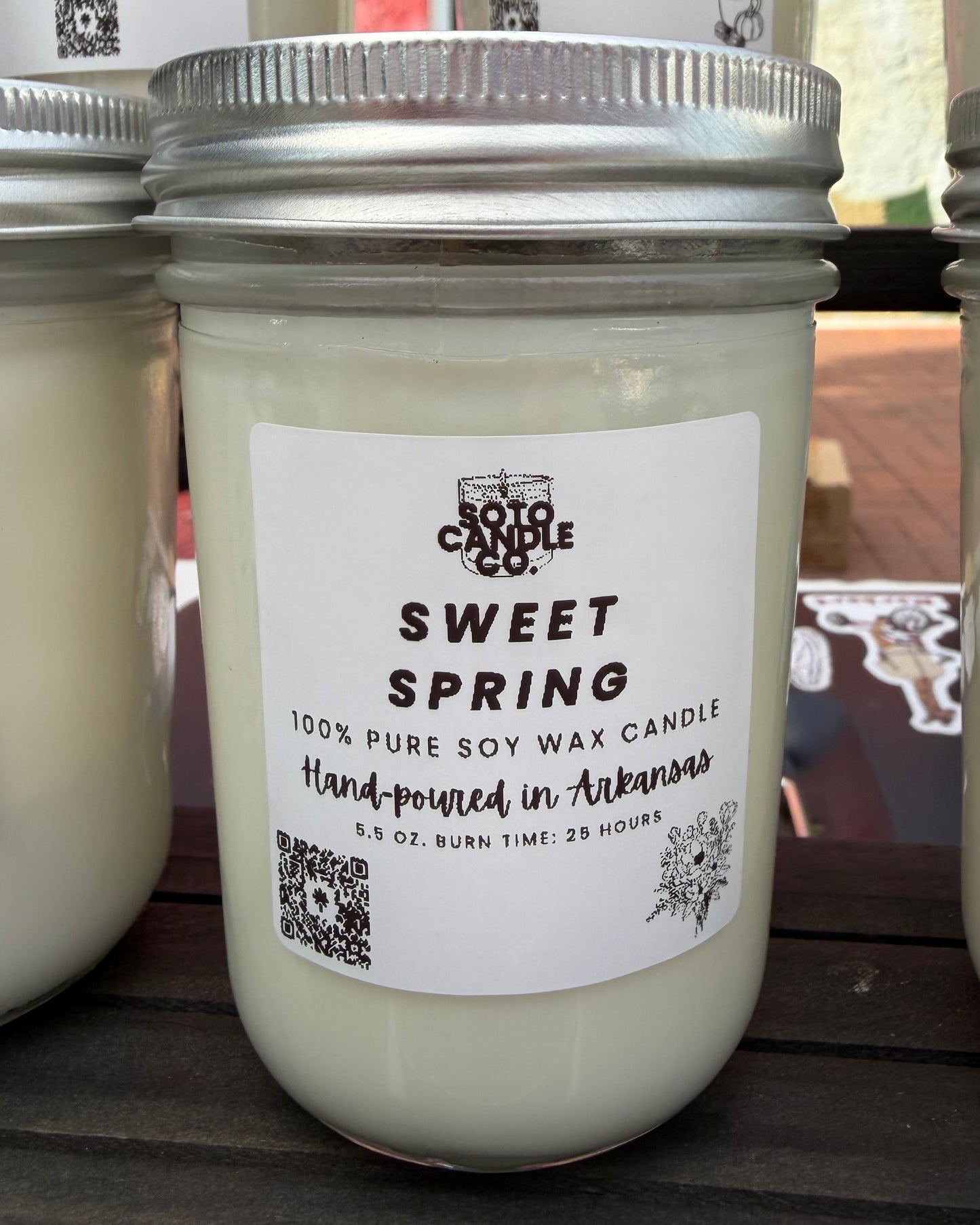 Sweet Spring – Mason Jar Candle (5.5 oz)