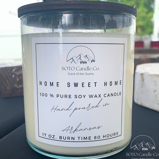 Home Sweet Home – Tumbler Candle (17 oz) | 2 Wick | Warm, Cozy, Creamy | Clean Soy, Pet-Safe, Hand-Poured