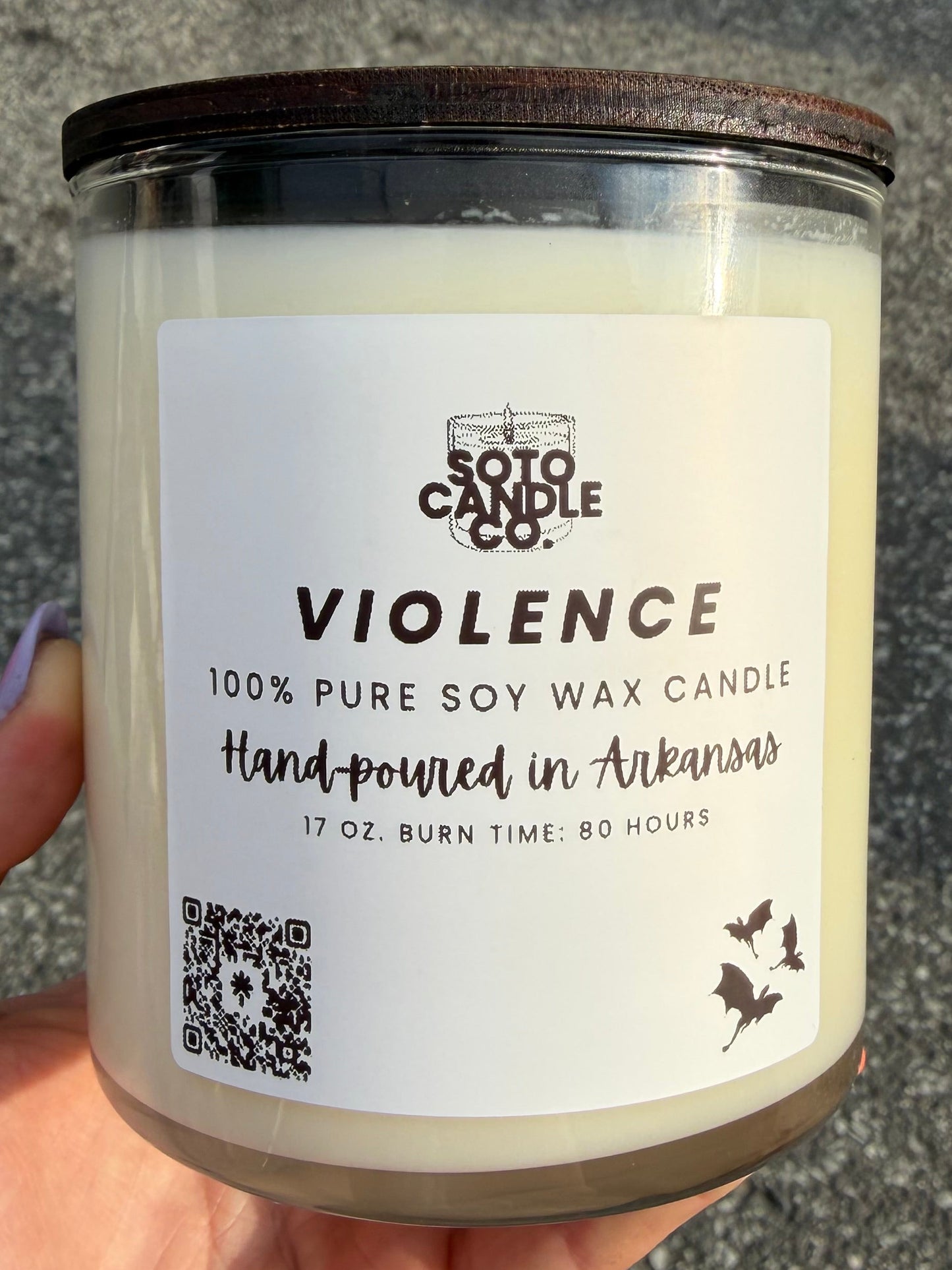 Violence – Tumbler Candle (17 oz)