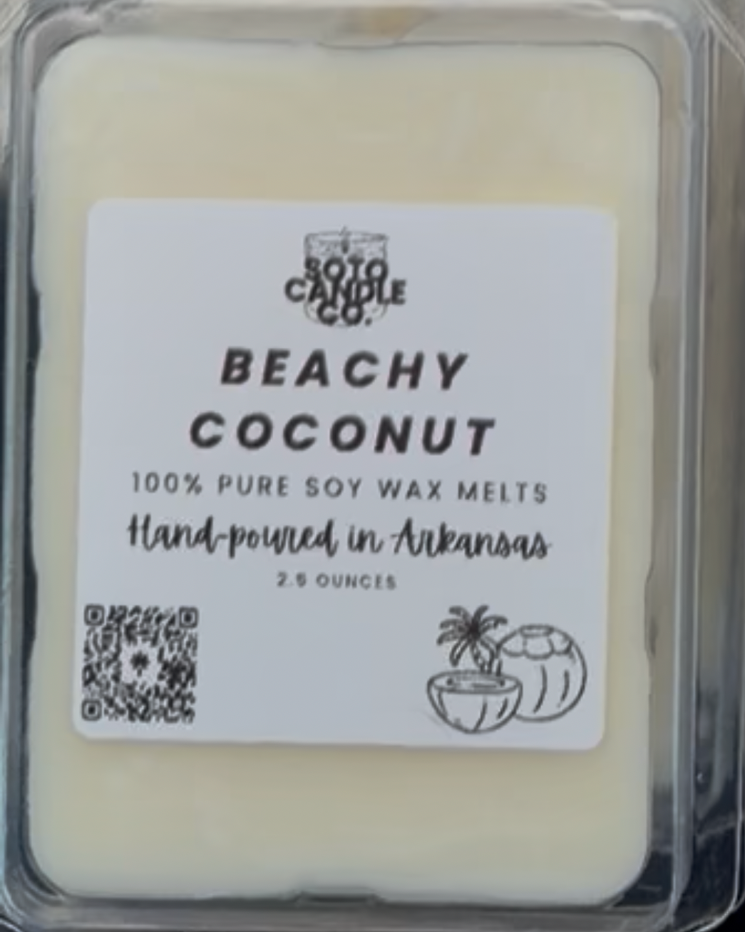 Beachy Coconut - Wax Melt