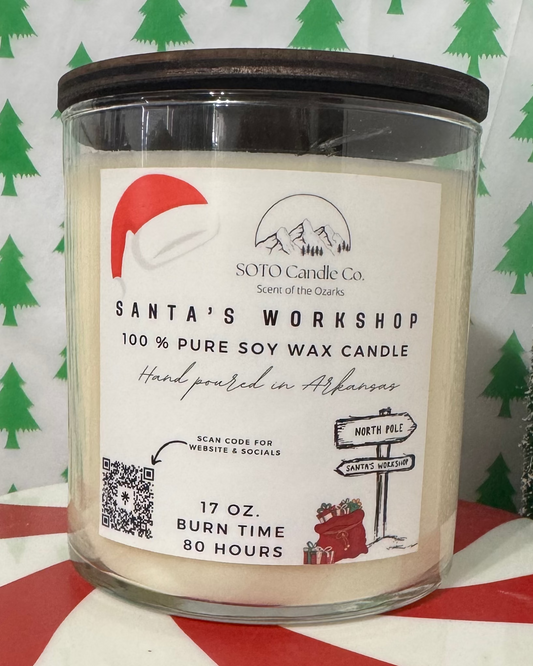 Santa's Workshop – Tumbler Candle (17 oz)