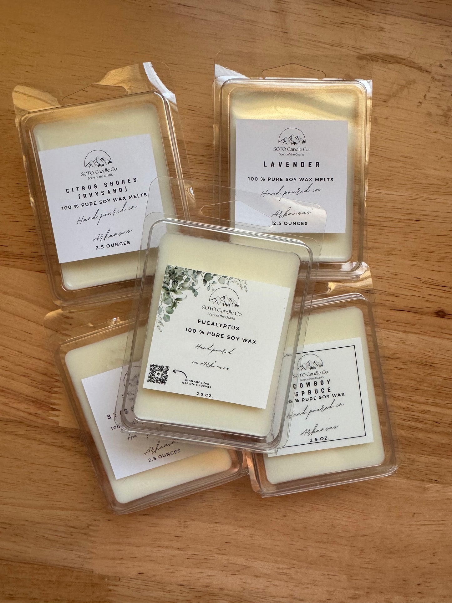 SOTO Candle Co Pure Soy Wax Melts All natural and Non Toxic