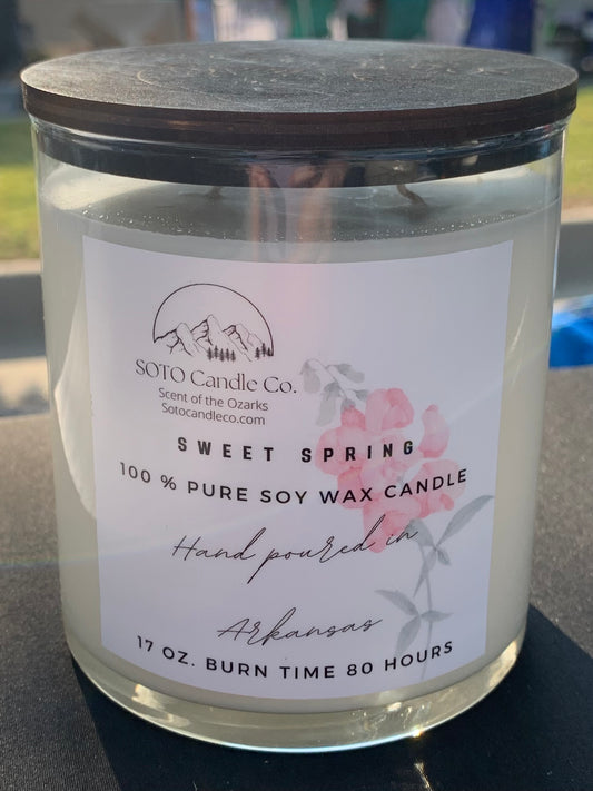Sweet Spring – Tumbler Candle (17 oz) | 2 Wick | Fruity, Floral | Clean Soy, Pet-Safe, Hand-Poured
