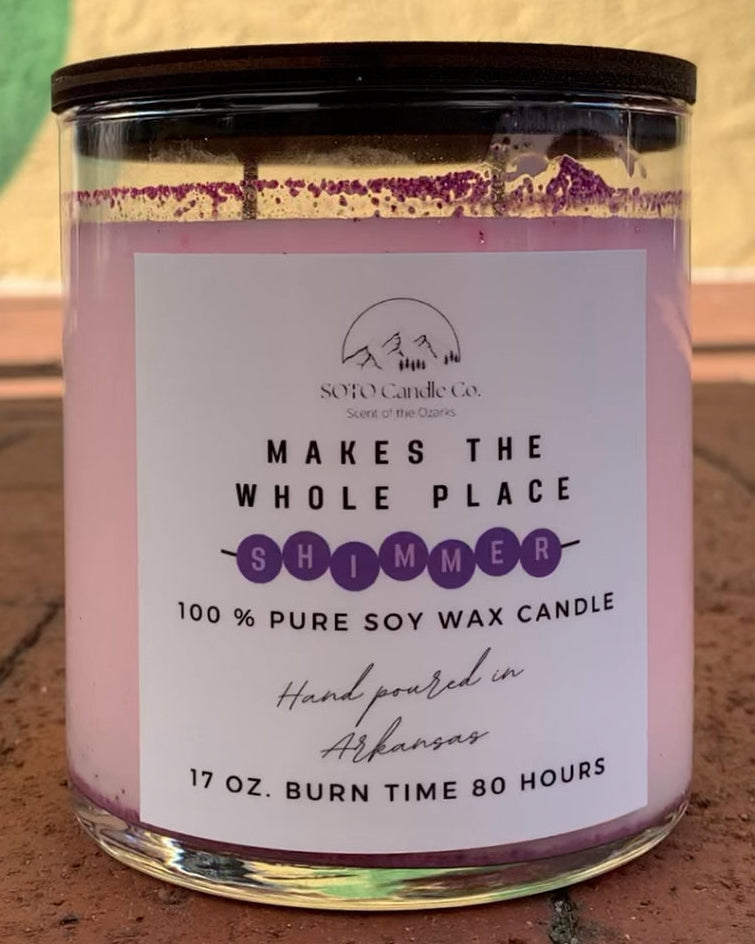 Makes the Whole Place Shimmer – Tumbler Candle (17 oz)