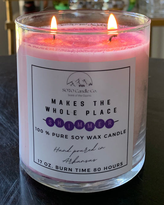 Makes the Whole Place Shimmer – Tumbler Candle (17 oz)