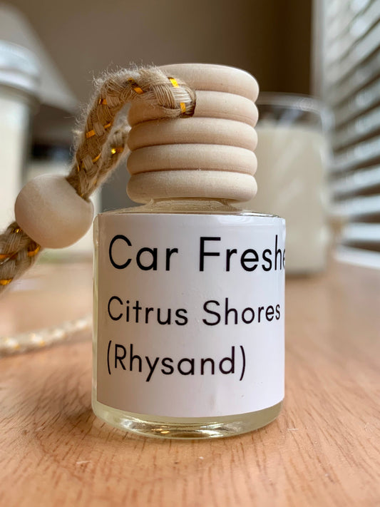 Citrus Shores Car Freshener | Inspired by a Certain High Lord | Clean, Pet-Safe Scent Control
