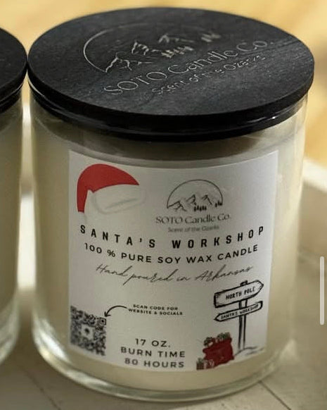 Santa's Workshop – Tumbler Candle (17 oz)