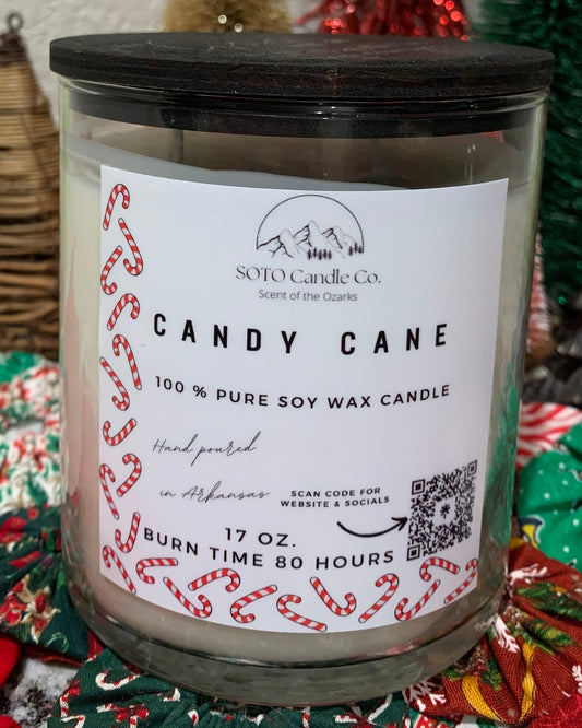 Candy Cane – Tumbler Candle (17 oz)